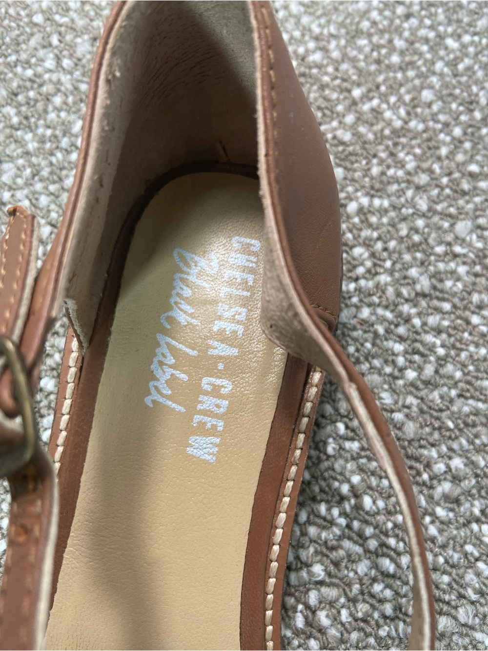 Women's Chelsea Crew Black Label Shoes  Mary Jane Flats  39-US size 8 or 8.5 - Picture 4 of 7